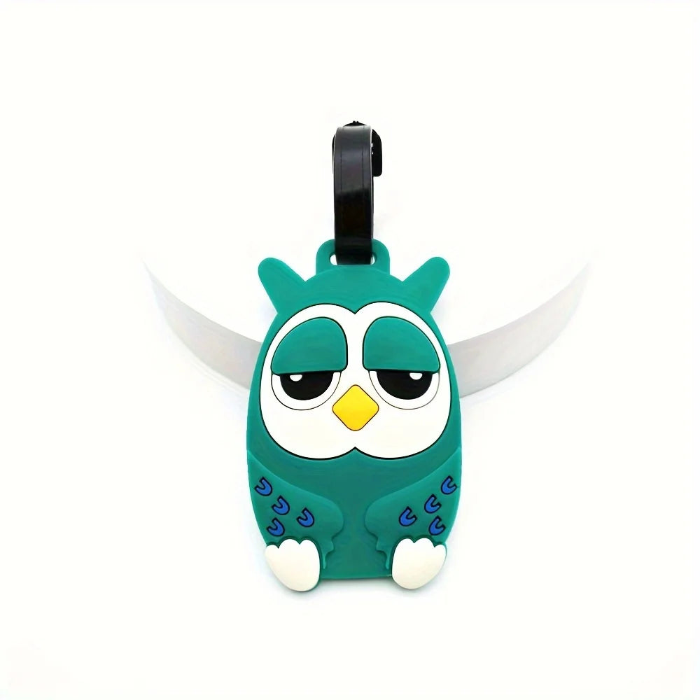 Macaron Colored Cat Paw Luggage Tag Check-in Anti Loss Ornament, Containing Various Types of Luggage Tags