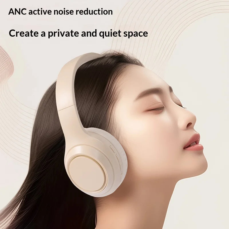 Newest Lenovo Wireless Headphones Bluetooth Earphones Foldable Headset Helmets with Mic Support TF-Card Noise Reduction Earbuds