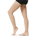 Sport Socks 23-32mmHg Compression Stockings Toeless Footless Thigh High Socks Varicose Vein Socks Flight Travel