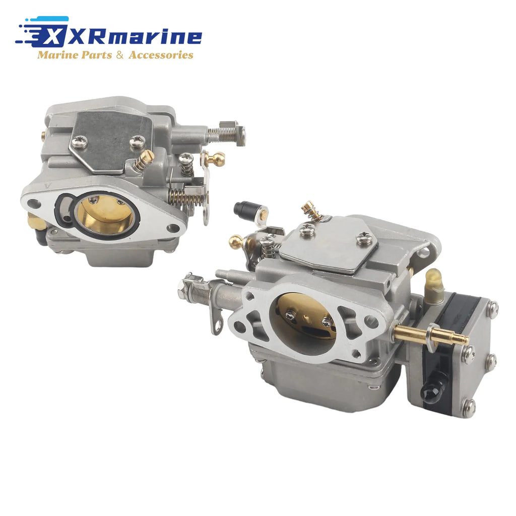 6L2-14301-02 Boat Motor Carburetor Kit Compatible with Yamaha 20HP 25HP Outboard 2 Stroke 6L2-14301 6L2-14302 6L2-14302-01