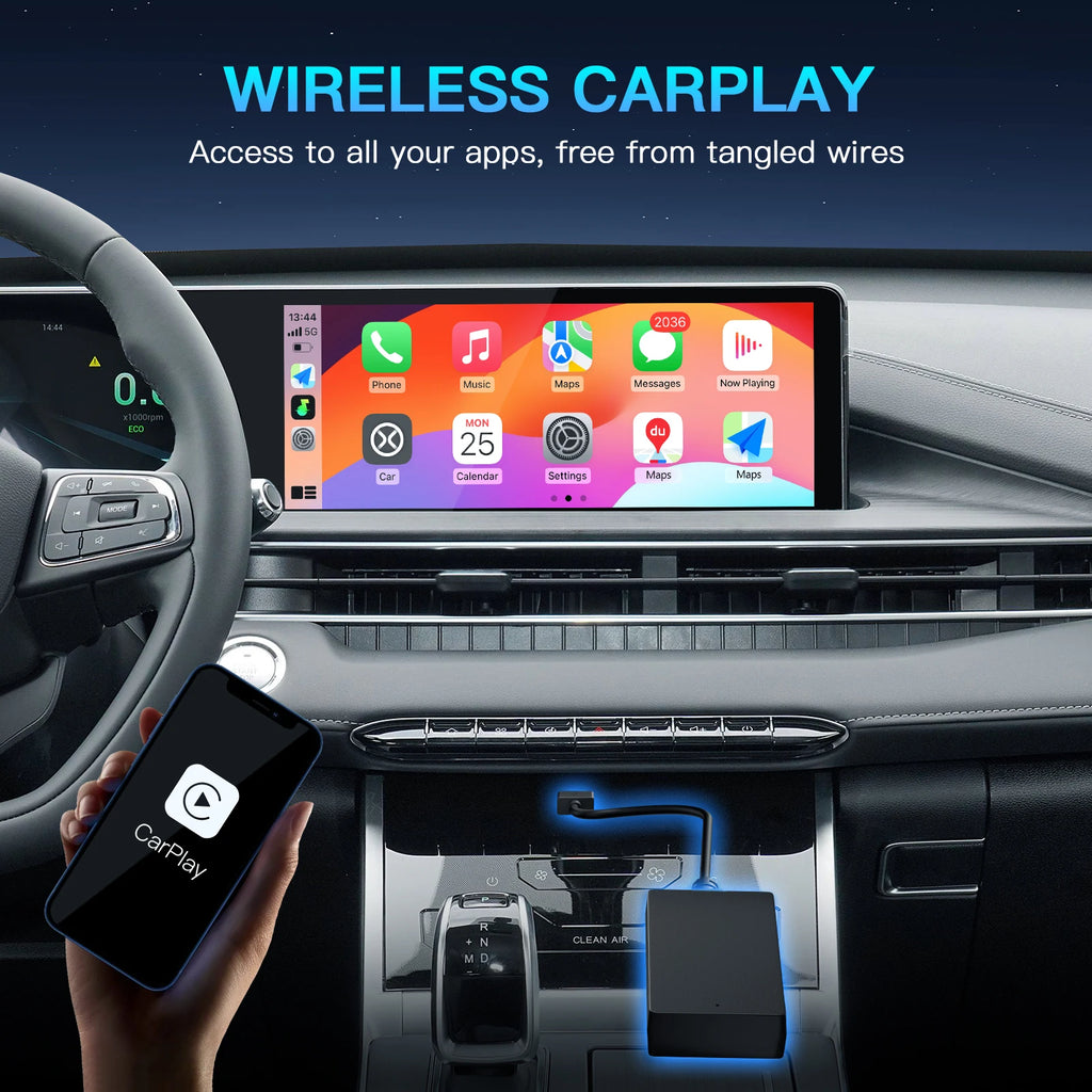CARABC Carbitlink to Wireless CarPlay Car Navigation Smart Car Carbit Link For Baic X55 Geely Jetour Changan Chery DongFeng