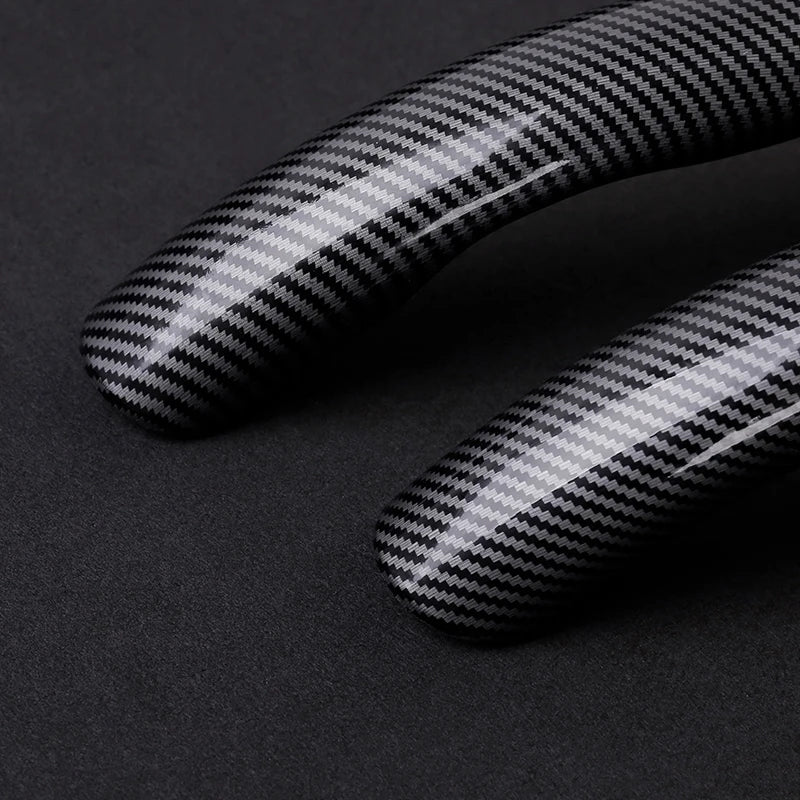 Car Carbon Fiber Texture Steering Wheel Cover For Fiat 500 500c 500l 500e 500x Bravo Punto Panda Ducato Tipo Toro Siena Stilo