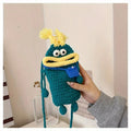 Fashionable Hand-Crocheted Animal-Print Crossbody Bag - For Women (Cute Flip-Top Phone Pouch, the Perfect Accessory)