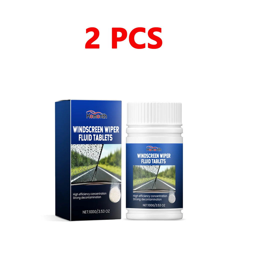 Car Windshield Cleaning Effervescent Tablets Remove Stains & Grease Film Effervescent Wash for Glass Windows Car Cleaning Tool