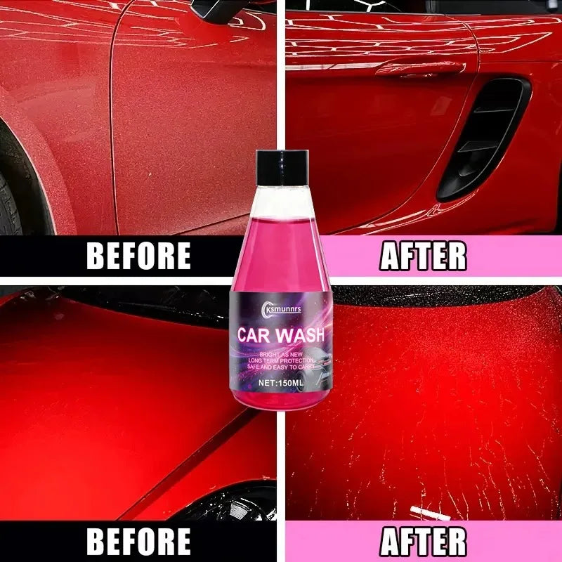 150ml High Foam Car Wash Shampoo, Ceramic Coating Safe Car Cleaner, Deep Cleaning Formula, Paint Protection and Gloss Enhancemen