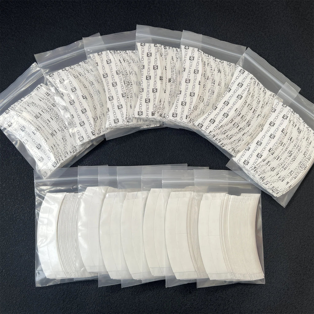 36PCS/180PCS/360PCS Wholesale Walker No Shine Hair System Tape White Double Sided Adhesive Tape for Toupee Wig Hair Pieces