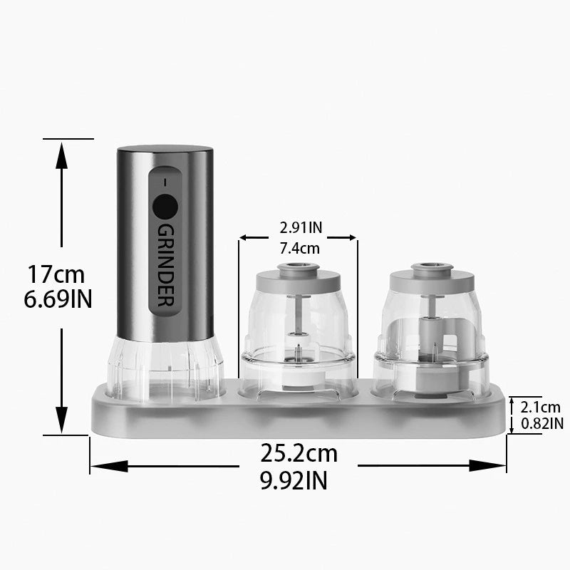 Multi Functional Electric Pepper Grinder Household Multi Seasoning Grinder Sea Salt Fast Card Grinder