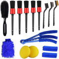 Car Detailing Brush Set The Ultimate Auto Cleaning Kit for Vents Gaps Maintenance Car Air Outlet Detail Clearance Brush