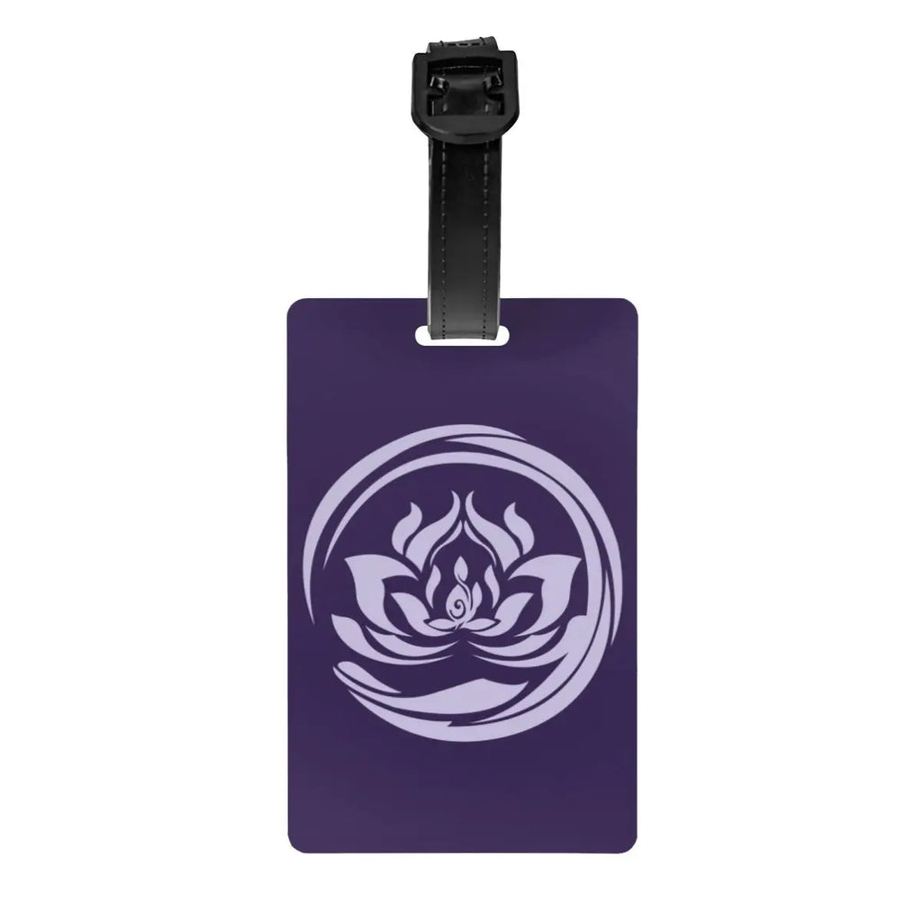 Custom Mo Dao Zu Shi Gusu Lan Logo Luggage Tag The Untamed TV Show Travel Bag Suitcase Privacy Cover ID Label