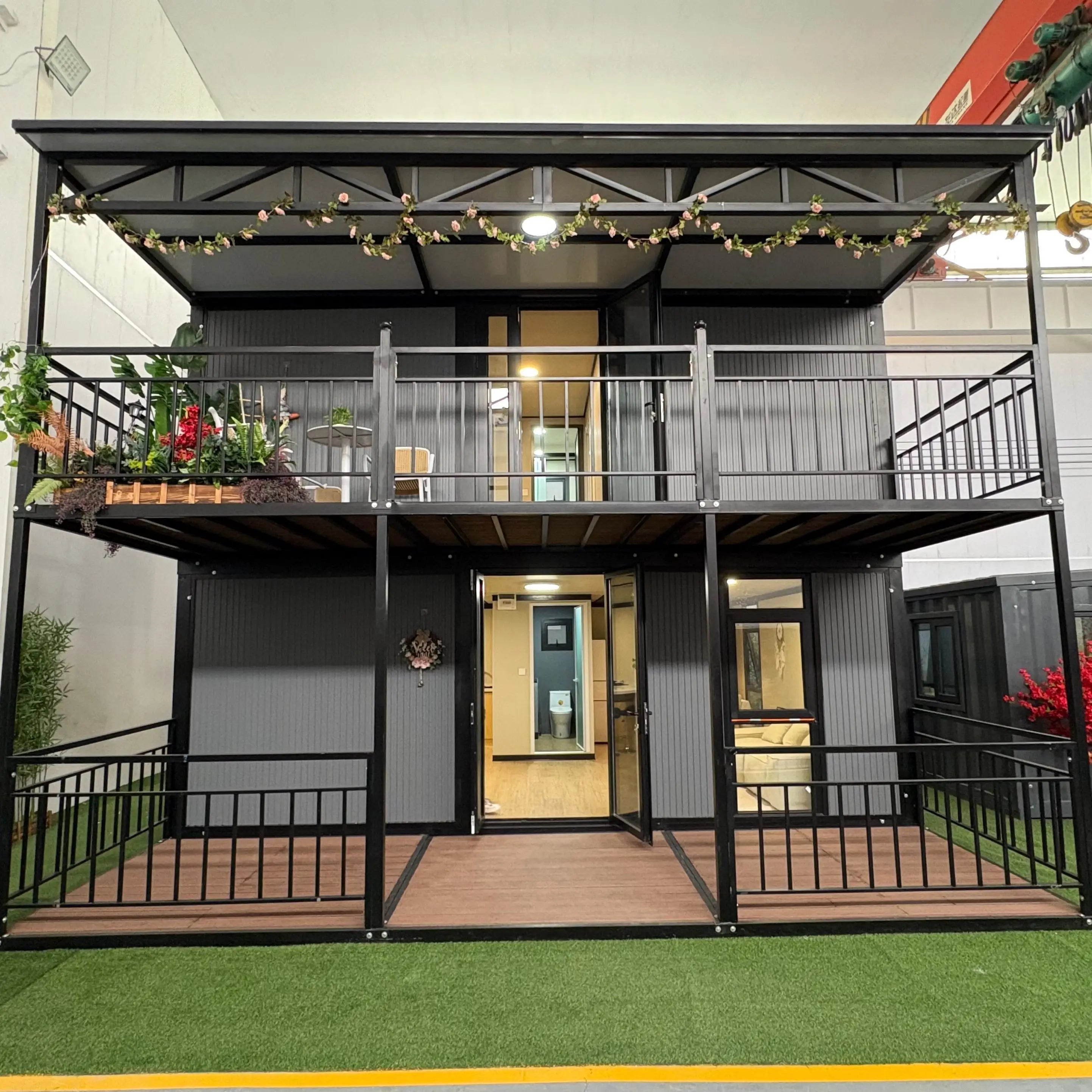 Double Layer Expandable Portable Folding 20ft 40ft Prefabricated 3 Bedroom Tiny Container House Factory With Luxury Homes Prices