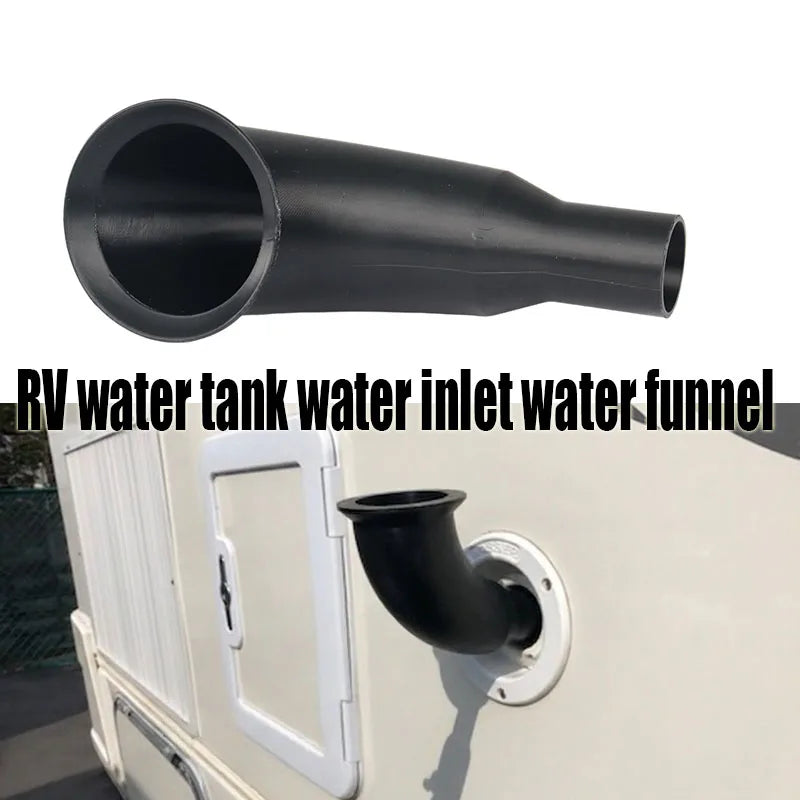 RV Water Tank Water Inlet Water Funnel Motorhome Camping Funnel RV Water Filling Funnel for Caravan Accessories Water Tank