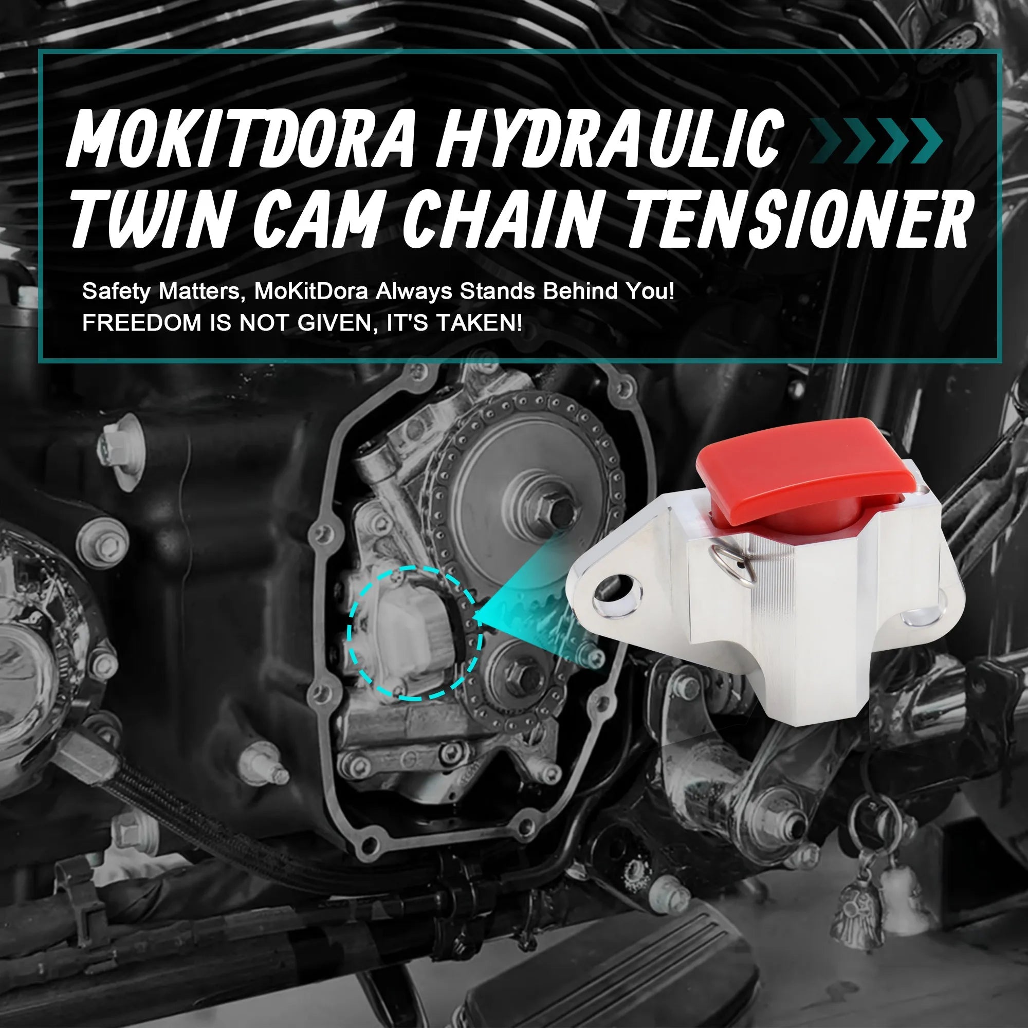 Hydraulic Cam Chain Tensioner for Harley 2017-Up Touring Softail M8 Engine Road King Street Road Glide Fat Boy Breakout Custom