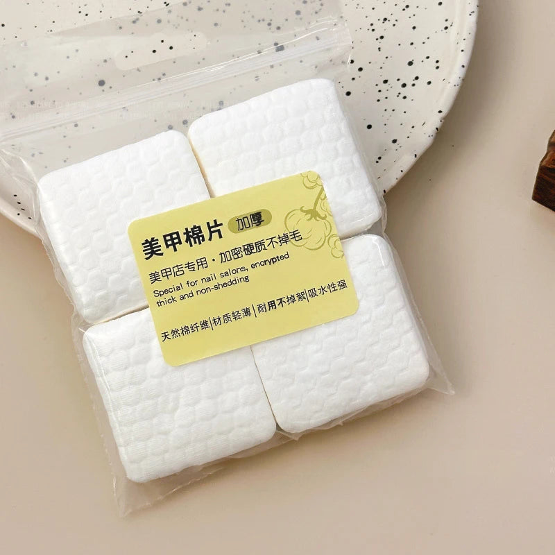 200/500Pcs Thickening Profession Cotton Pads For Nail Wipes Lint-Free Nail Cotton Gel Polish Remover Nail Art Cleaning Tools