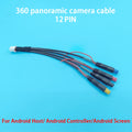 Car Accessories 360 Panoramic Camera Cable 12 Pin Suitable for Android Radio 12 Pin Socket SZ Definition Wire