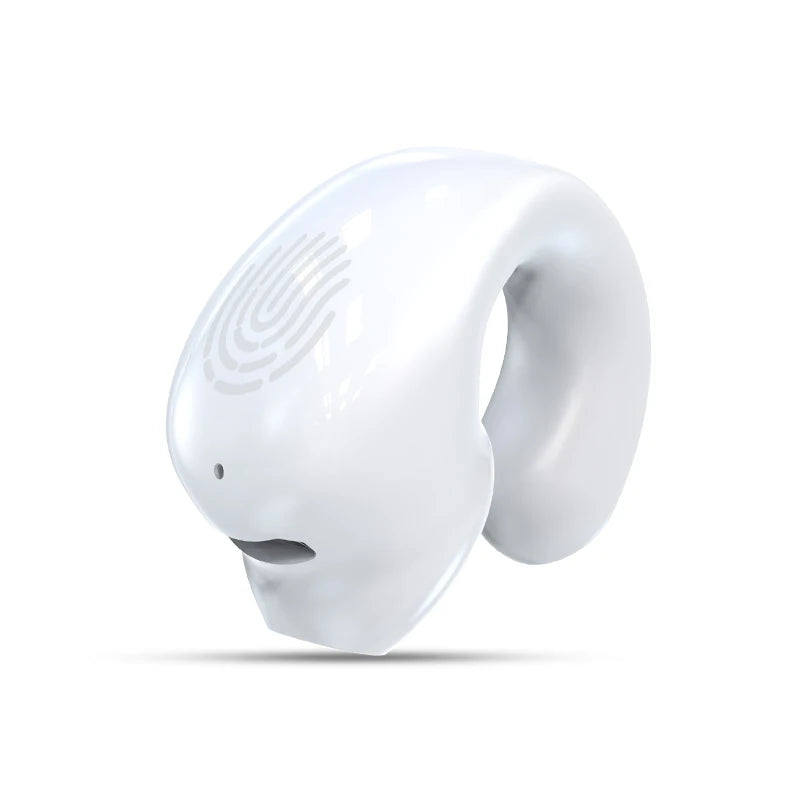 TWS Wireless Bluetooth Headphones Bone Conduction Headset HiFi Stereo Music Ear Clip on Ear Earring Sports Earbuds With Mic