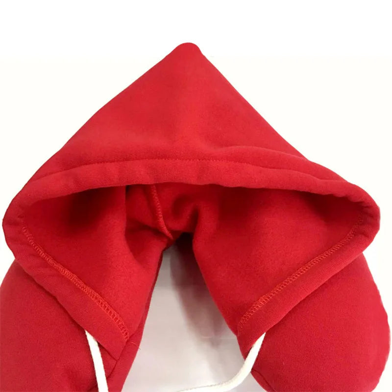 U-shaped Hooded Travel Home Pillows Car Seats Office Aircraft Pillows Neck Pillows Lightweight Sleeping Pads Popular New Models