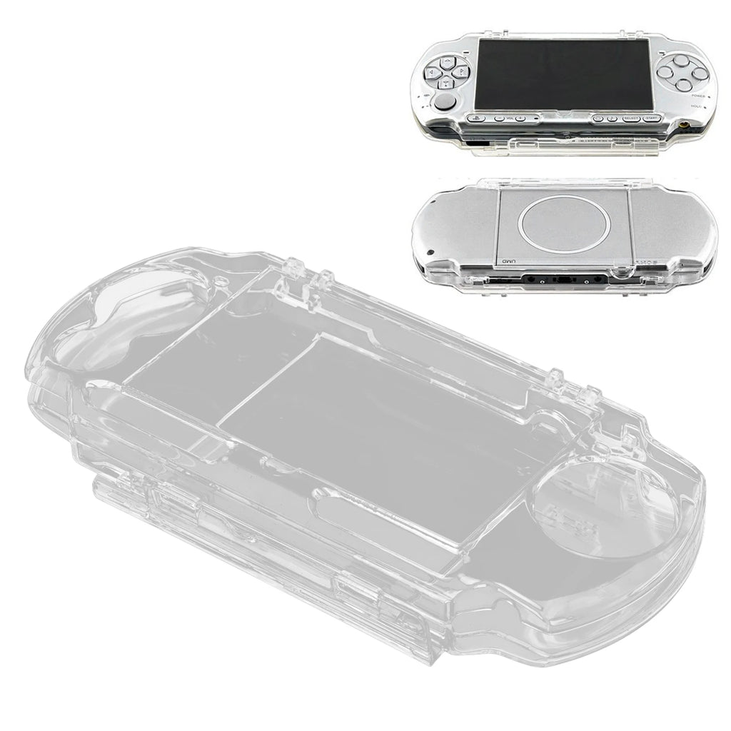 For Sony Playstation New Clear Housing for PSP 2000 3000 Transparent Hard Carry Cover Case Snap-in Crystal Protector Case Molds
