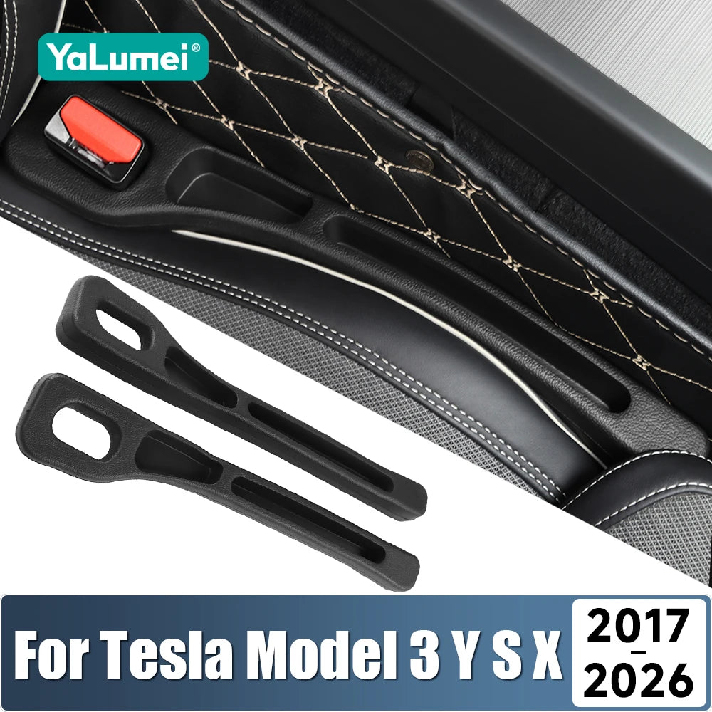 For Tesla Model 3 Y S X 2017-2019 2020 2021 2022 2023 2024 2025 2026 Car Seat Gap Anti-leak Stopper Strip Slot Seat Gap Organize