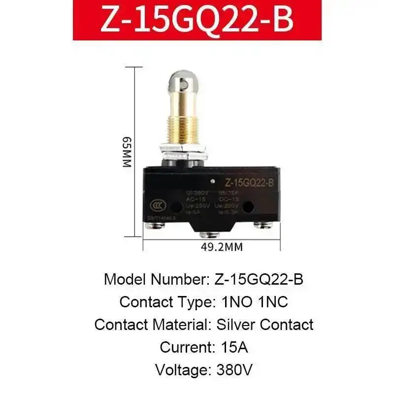 5pcs Micro Limit Switch Small Limiter Travel Switches LXW5-11G1/G2/Q1/M3 Screw Foot 1NO 1NC Silver Contact