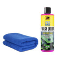 KJM High Concentration Car Wash Liquid - 100% Car Wash Soap, High Foam Pink Formula Designed to Remove Grease and Dirt
