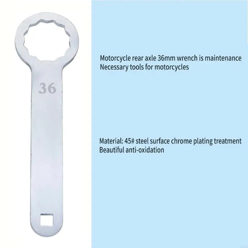 X6HF Industrial Grade Rear Axles 36mm Wrench Tool Rear Wheel Axles Torque Wrench Hand Tool for HD47925 OTC4882 Simple Operate