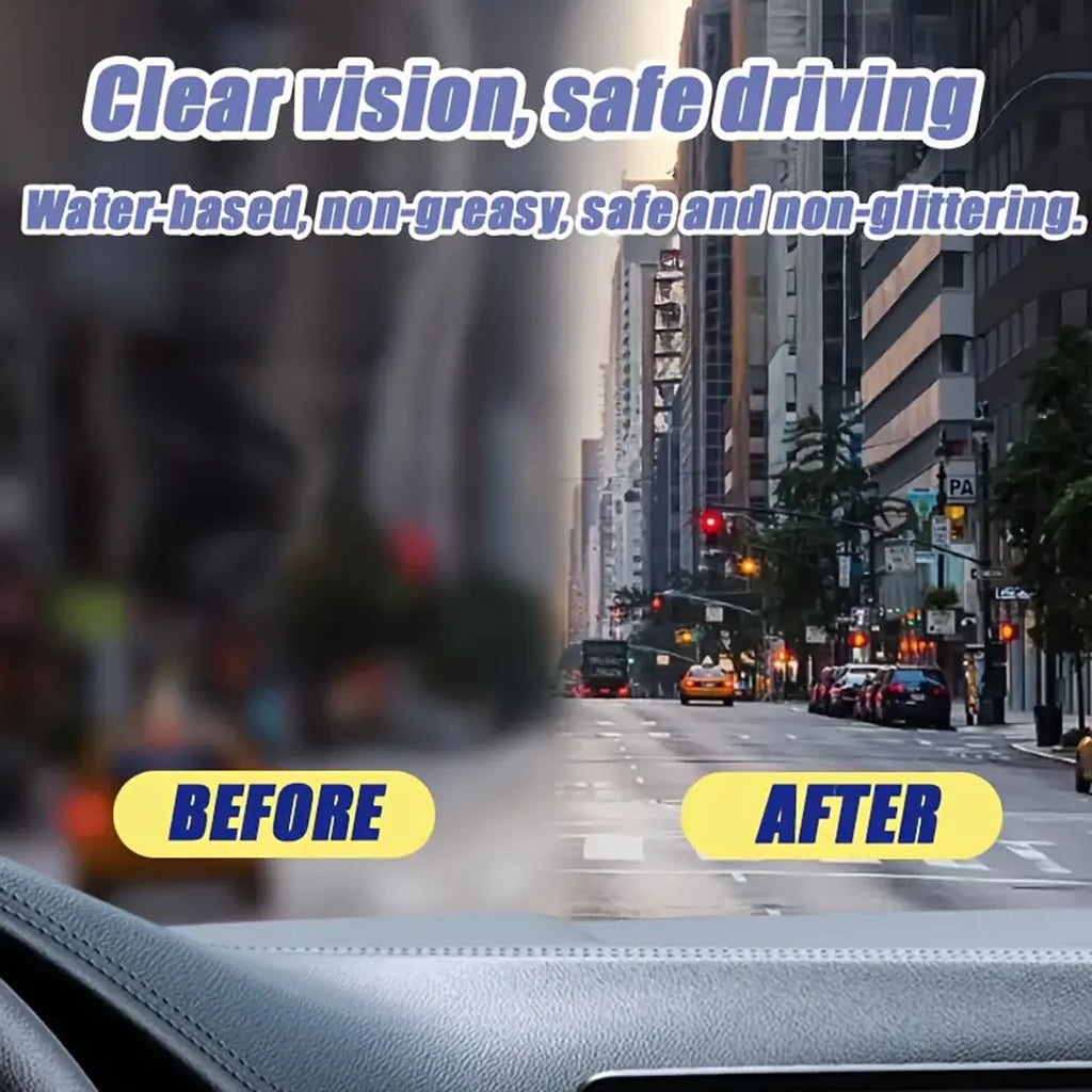 KJM Concentrated Car Glass Cleaner Windshield Washer Fluid Additive Streak-Free Formula for Clear Driving Vision