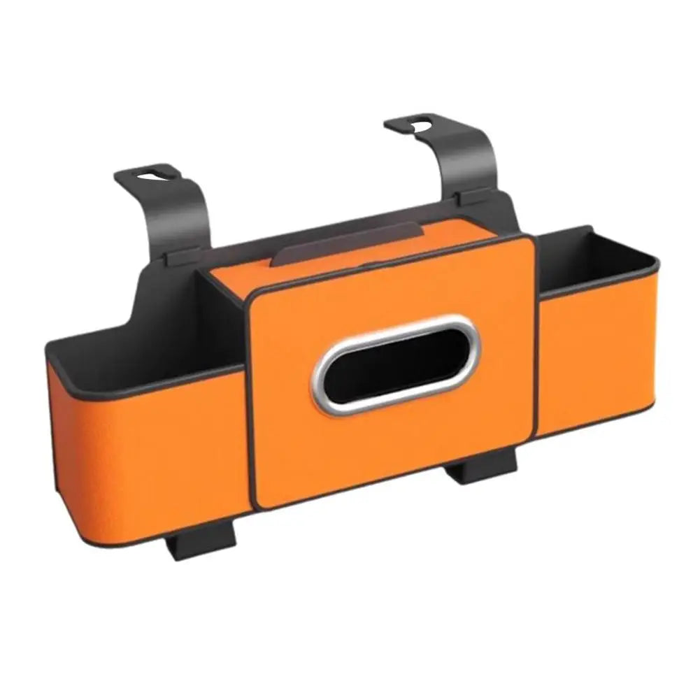 Car Chair Back Storage Box,Multifunctional Tissue Box,Car Water Cup Seat Back Storage Box,Car Interior Decoration Hook