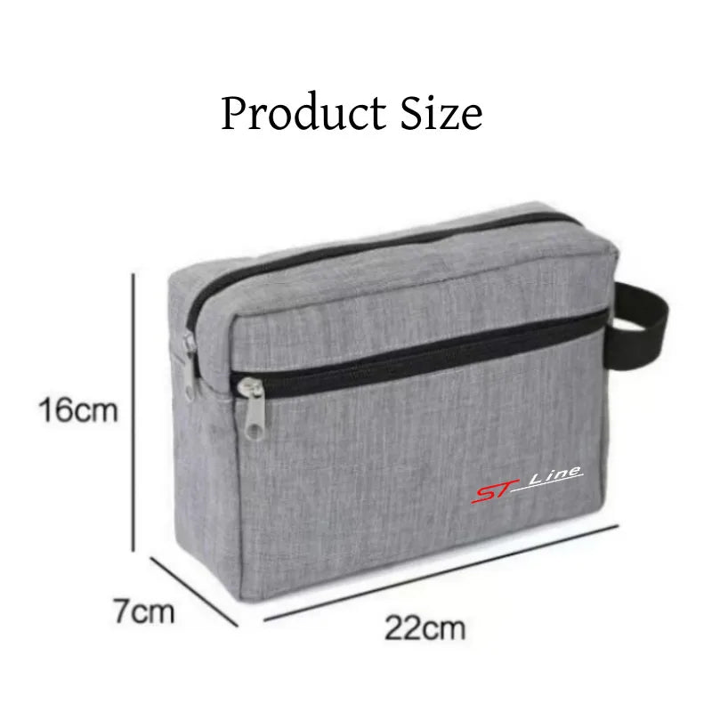 Protable Car Storage Box Organizer Stowing Tidying Bag For ST-line Focus 2 3 MK2 Mk4 Mk3 Auto Accessories