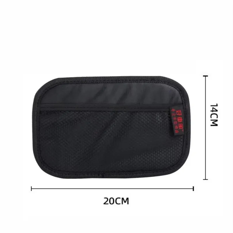 1-4pcs Car storage net bag, multi-functional storage net bag, car interior organizer, mobile phone key storage
