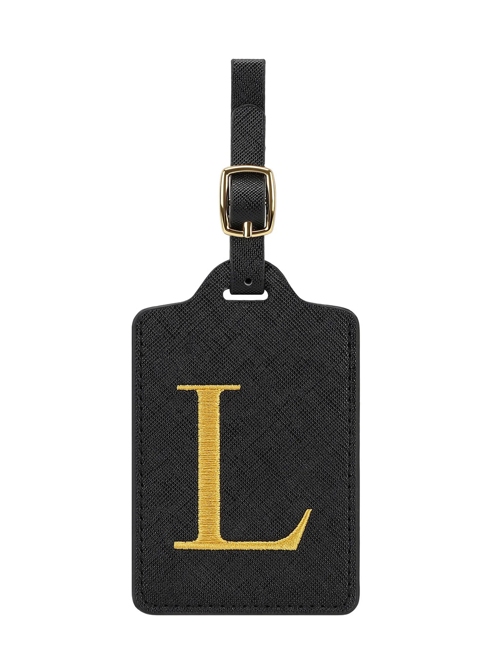 Premium Leather Business Luggage Tag Luggage Address Label Carry-on Luggage Label Name ID and Address Folder Travel Accessories