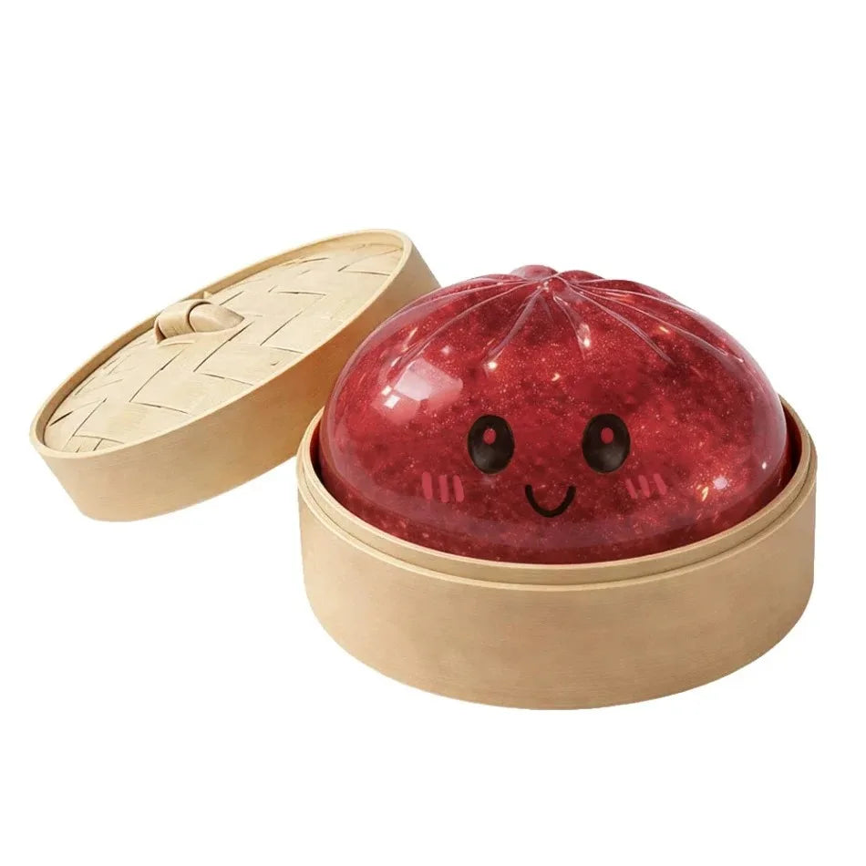 Glitter Dumpling Squishy ULTRA RARE Gold Glitter Hidden Edition Dumplings Sensory Steamer Soft TPR Dough Ball for Stress Relief