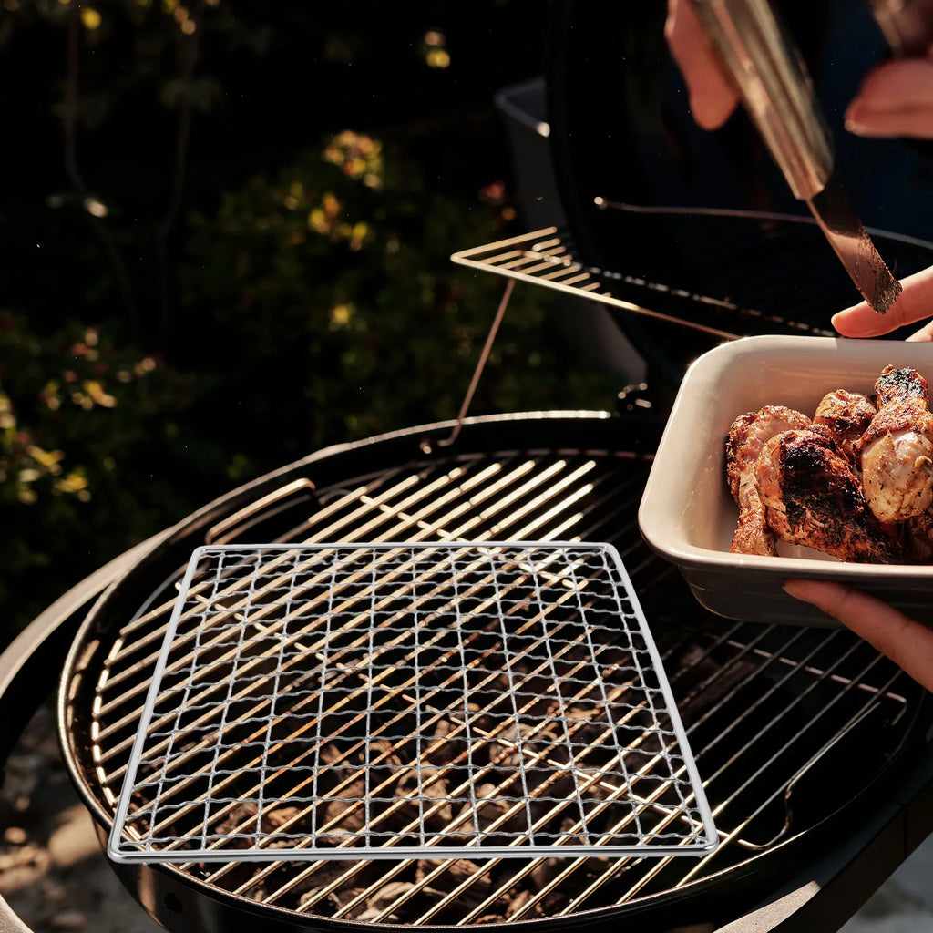 Stainless Steel Grill Mesh Mat Non Stick Bbq Cooking Wire Mesh Net Barbecue Baking Roasting Mat for Outdoor Camping Picnic
