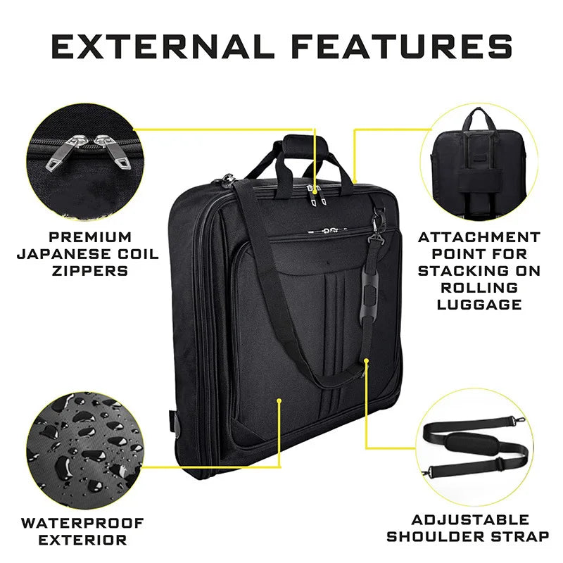 Business Hand-Held Suit Bag, Portable Suit Storage Bag, Business Trip Clothing Bag, Waterproof Travel Bag, Boarding Bag