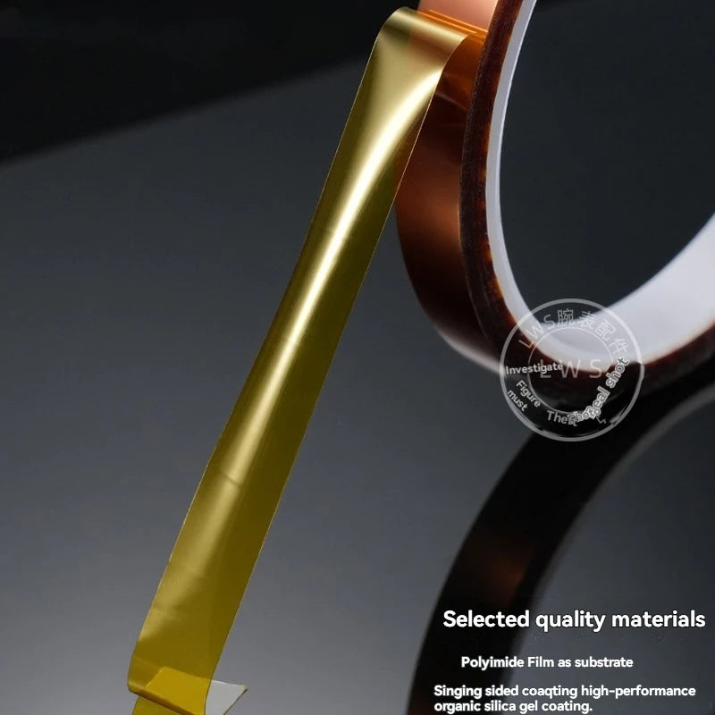 3-20mm Multi-Size Protective Film Heat Resistant Adhesive Tape for Watch Polishing High Temperature Masking Tape Watch Repair