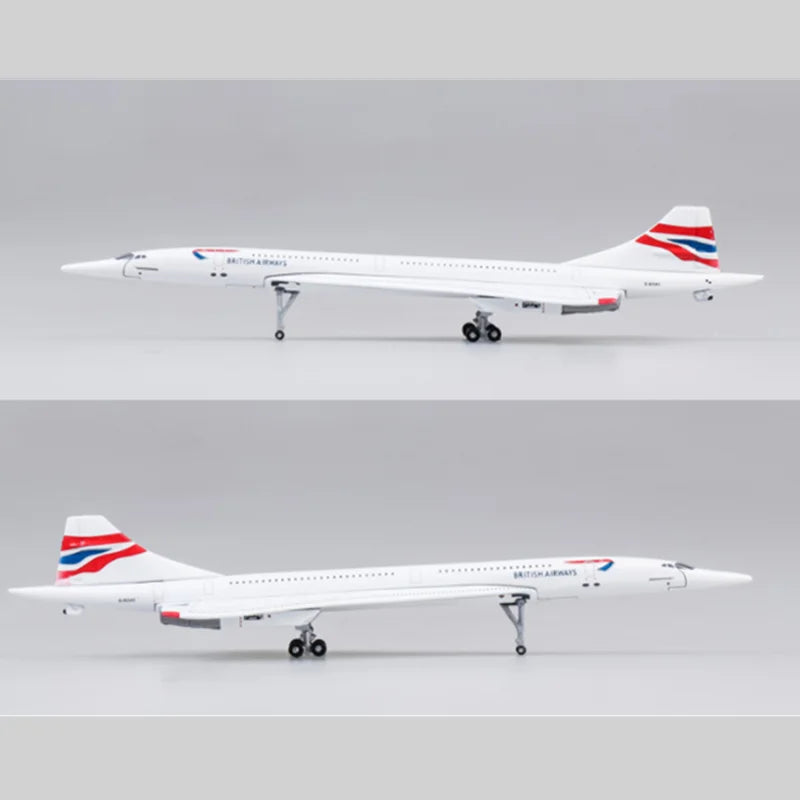 14CM 1:400 Scale Model Alloy Concorde Air British /France Airplane 1976-2003 Airline Display Toys Model Collection Display Gifts
