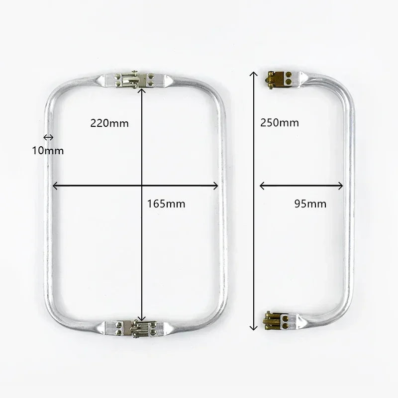 1-5Pcs Metal Kiss Clasp Purse Frame Cloud Bag Doctor Aluminium Tube Handle Buckle DIY Bags Clutch Handles Hardware Accessories