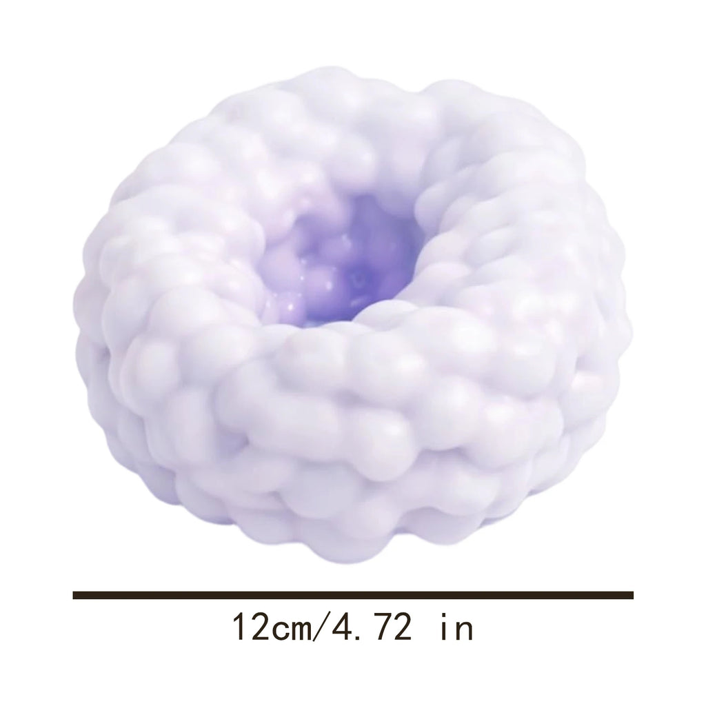 Stress Relief Ball Squishys Toys Plasticity Ice Skin Super Soft Ultra-Thin Sticky Handmade Ball Light Squeez Stress Relieving