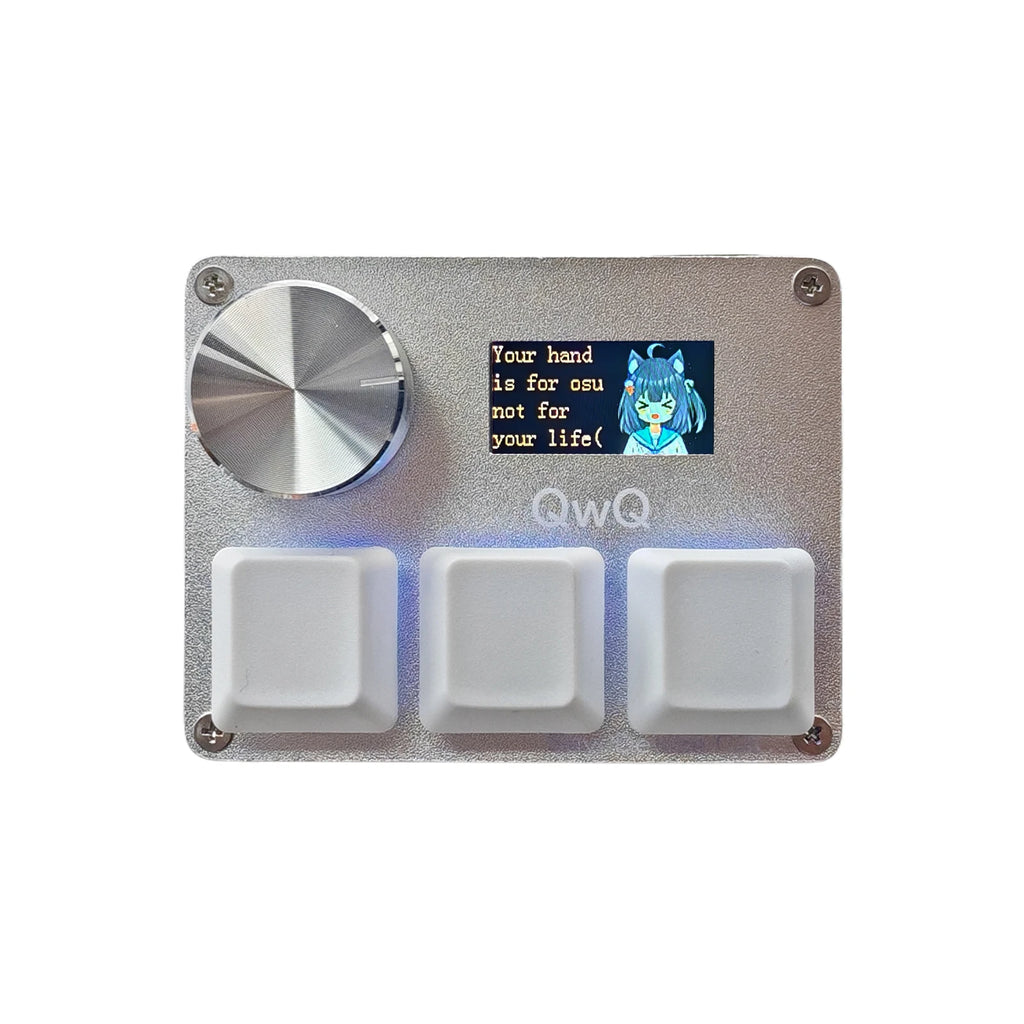 O3C Game Keyboard SayoDevice OSU O3C Rapid Trigger Hall Switches Magnetic Switches Keyboard Knob Screen Copy Paste Shotcut