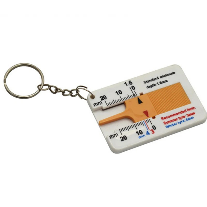 Auto Tyre Tread Depth Gauge Caliper Car Motorcycle Caravan Trailer Wheel Measure Car-styling Repair Tool