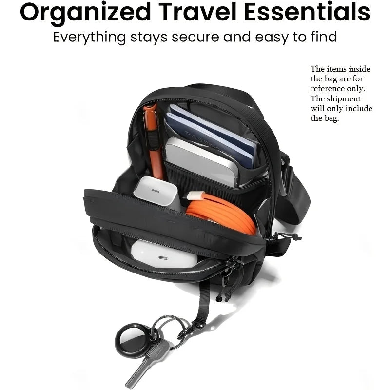 Shoulder bag, travel bag, crossbody bag can hold 4-6 passports, multiple pockets can store cards and documents for daily use