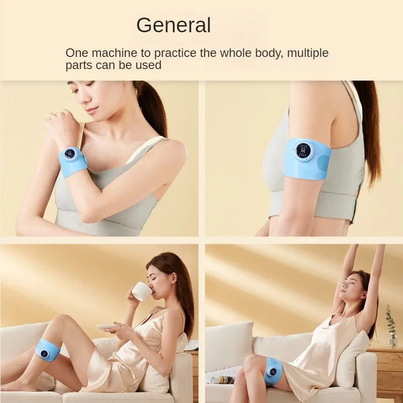 Arm Massager Machine Slim Deep Tissue Wristband Fat Burning Hand Training Instrument Wireless Portable Foot Full Body Massagers