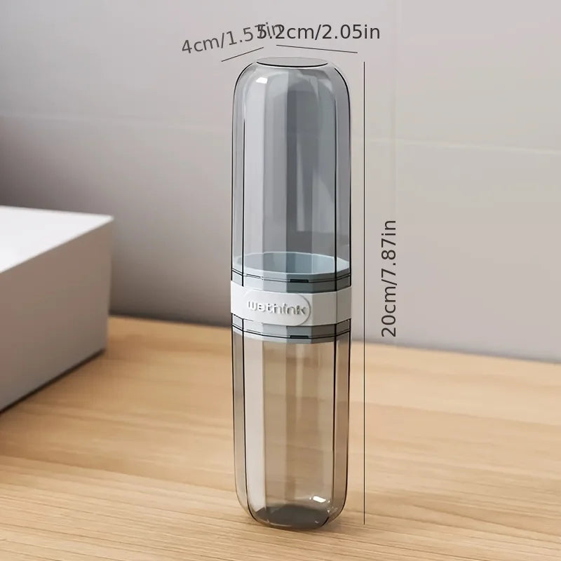 1PC Travel Toothbrush Cup Vertical Bathtub Mouthwash Cup, Perfect for Business Travel and Outdoor Activity Travel