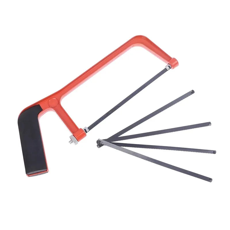 6-inch Mini Saw Metal Saw Blade, Small Hand Saw, Steel Saw Frame, Household DIY Woodworking Tool, CHILDREN'S Hand Saw