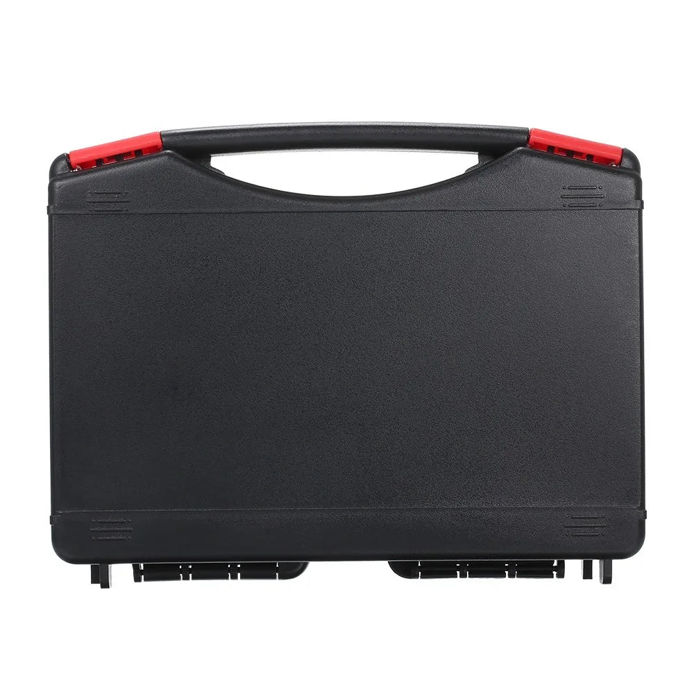 Plastic Multi-Function Tool Box Large Capacity Portable Hardware Storage Box Waterproof Black Protective Case Home Repair