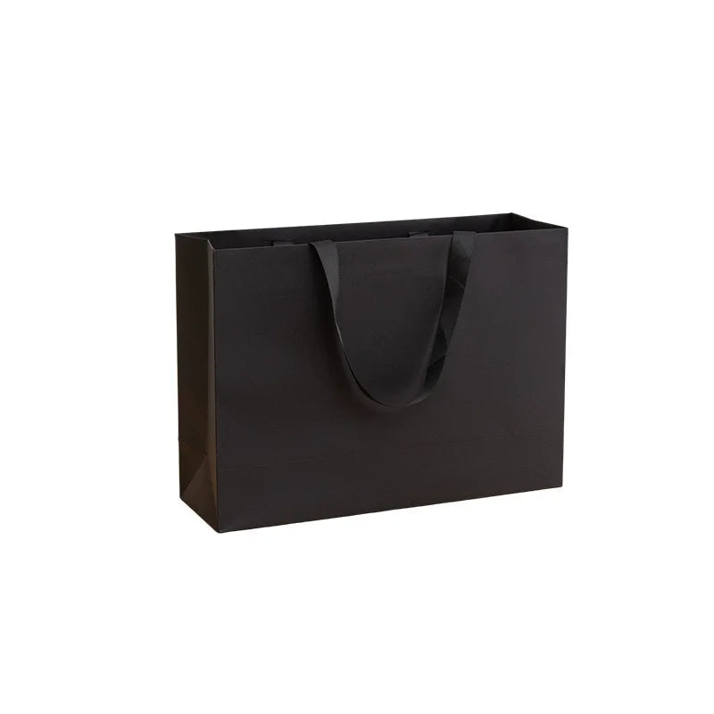 10pcs Tote Bags Custom Garment Bags Store Shopping Bags Clothing Jacket Packaging Paper Bags Custom Printing Store Name Logo