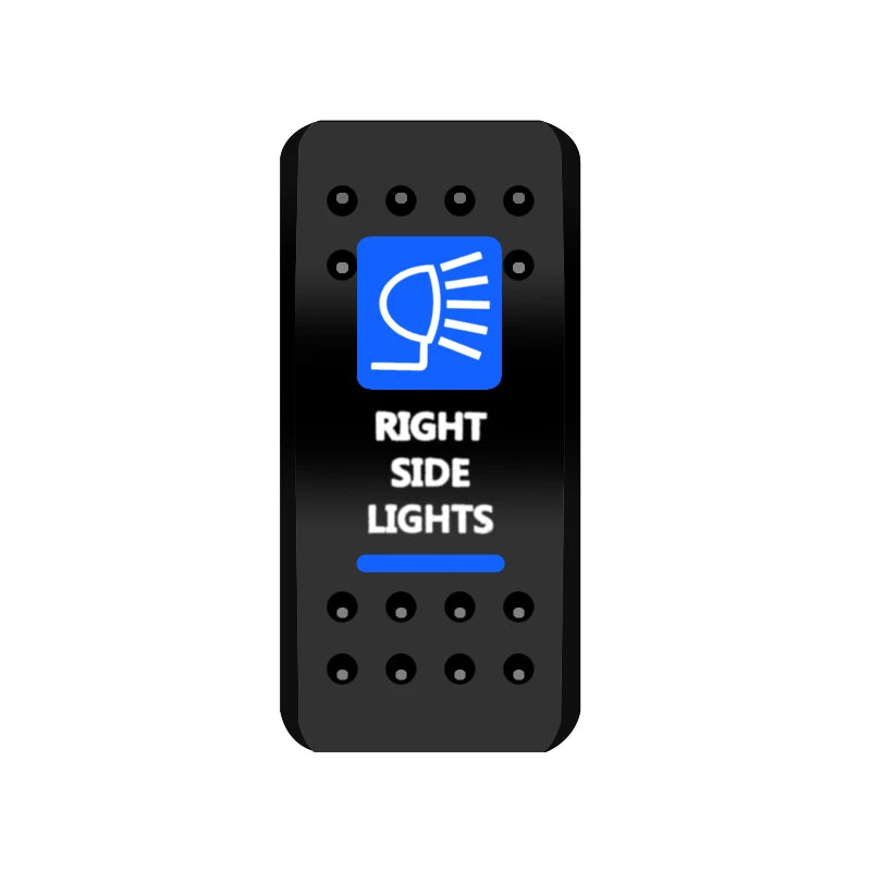 BANDC Rocker Switch Cover (No Switch) Anchor Bilge Pump Labels Cap for Car RV Marine Dash Panel Boat Accessories Carling Switch