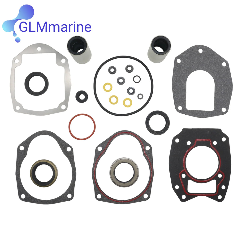 26-43035A4 Lower Unit Gasket Seal Kit for Mercury Marine 2/4 Stroke Outboard 30-125 HP Replaces 43035A3 43035A2 43035A1 18-2626