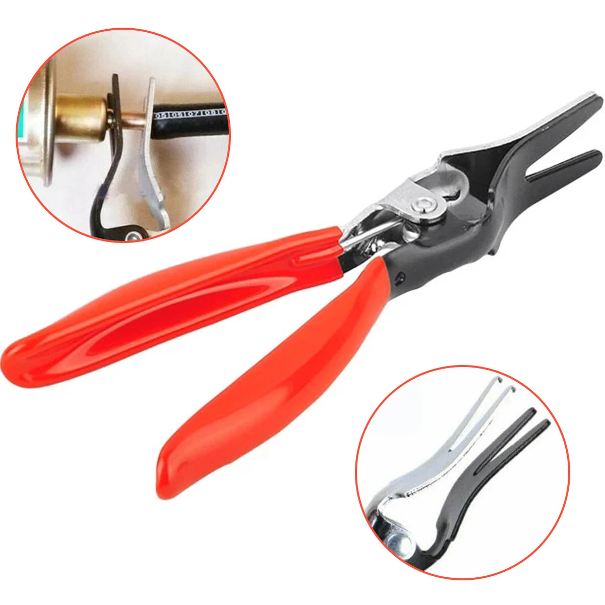 Car Hose Seal Remover Plier Angled Auto Fuel Vacuum Line Tube Hose Remover Separator Pliers Pipe Removal Separation Plier Tool