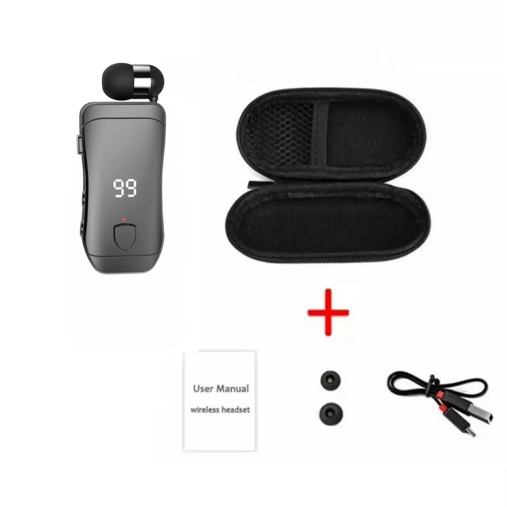 X200 PK K55 F910 F920 Collar style Business Bluetooth Earphones V5.3 Battery Display High Definition Sound Quality Caller ID Num