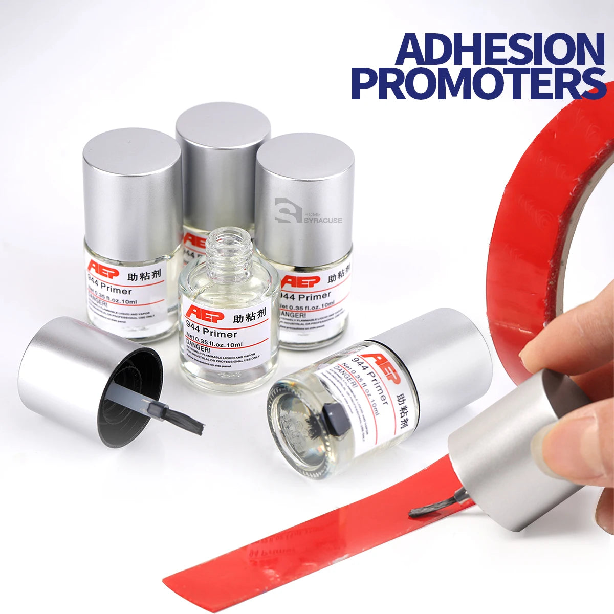 944 Primer Double Sided Tape Adhesive Adhesion Promoter 10ml Glue Strong Acrylic Foam Double Sided Tape For Car Accessories